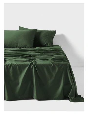 Nara 400TC Bamboo Cotton Sheet Set in Forest