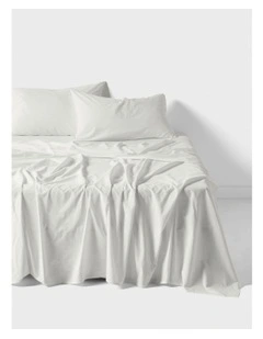 Terra Organic Sheet Set in Snow