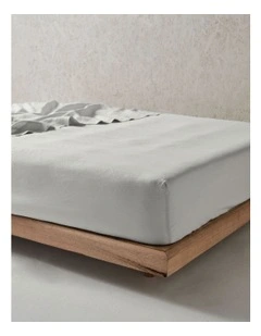 Nimes Fitted Sheet in Pale Grey