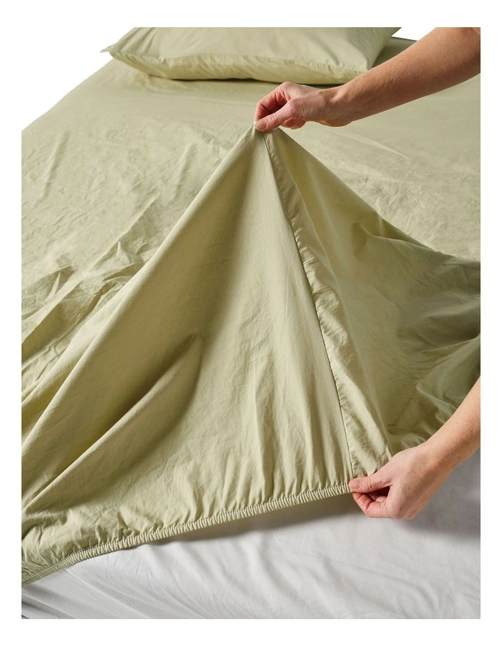 Marion Sheet Set in Pistachio image 5