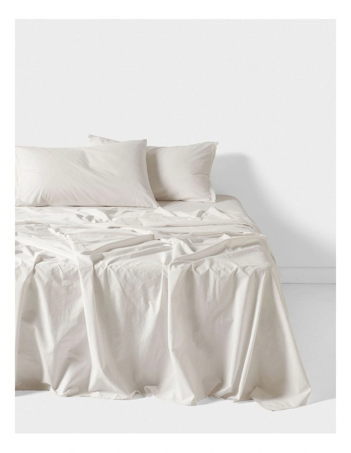 Marion Sheet Set in White image 1