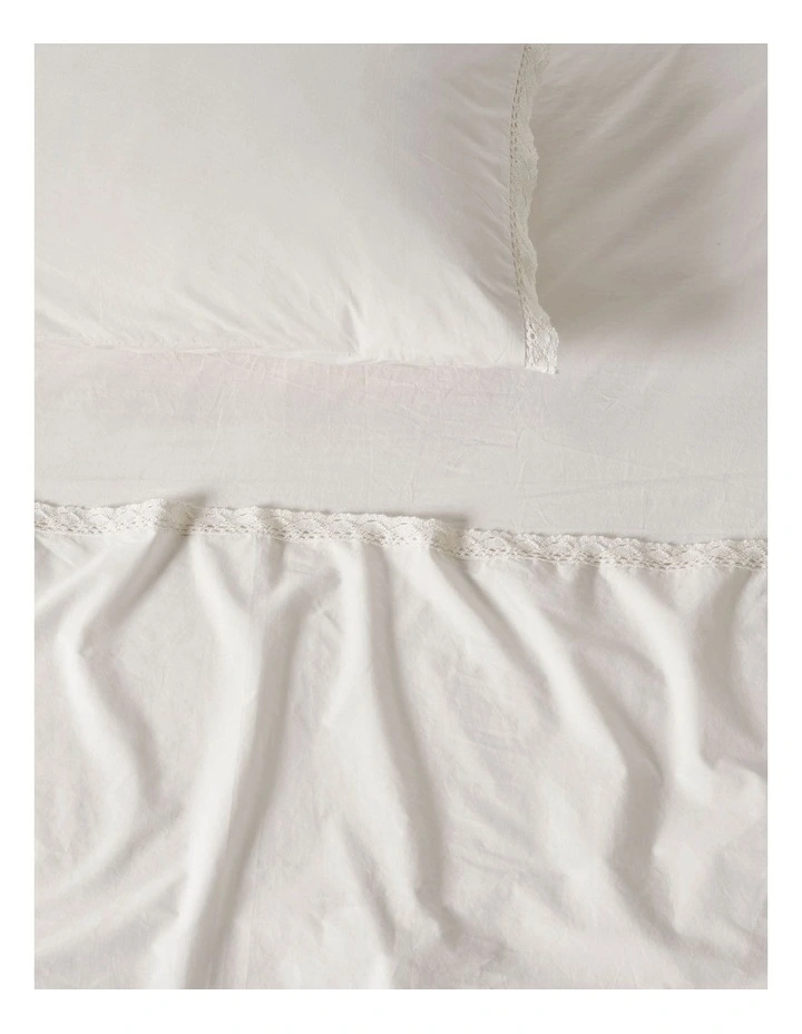 Marion Sheet Set in White image 2