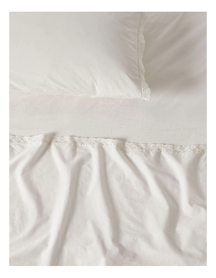 Marion Sheet Set in White image 2