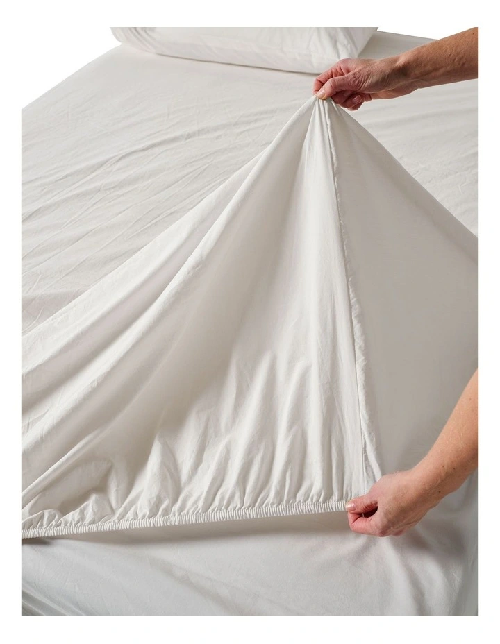 Marion Sheet Set in White image 5