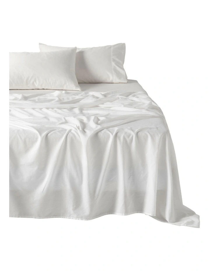 Surf Wash Sheet Set In White image 1