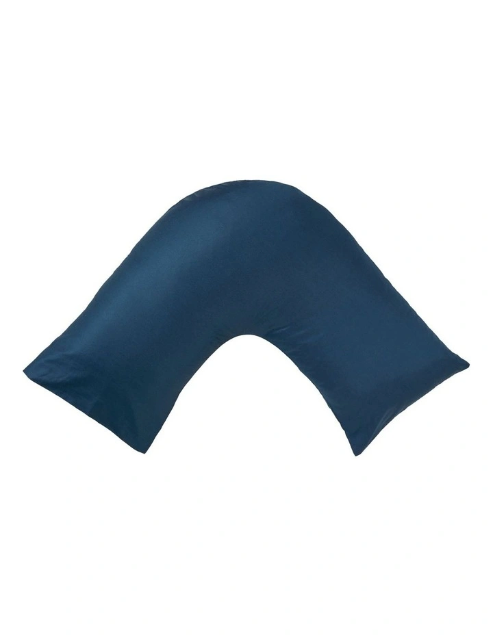 Augusta 500TC Cotton Sateen U Shaped Pillowcase in Navy image 1