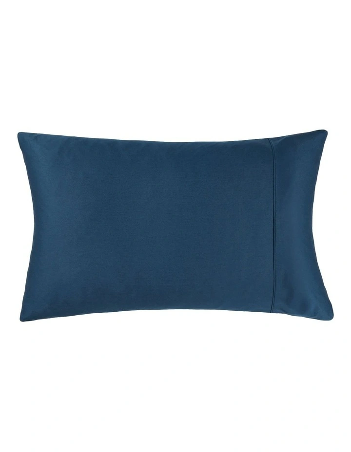 Augusta 500TC Cotton Sateen King Pillowcase in Navy image 1