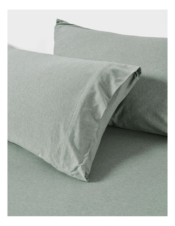 Ryland Cotton Jersey Combo Sheet Set in Eucalyptus image 2