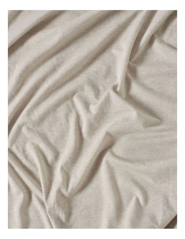 Ryland Cotton Jersey Combo Sheet Set in Pebble image 3