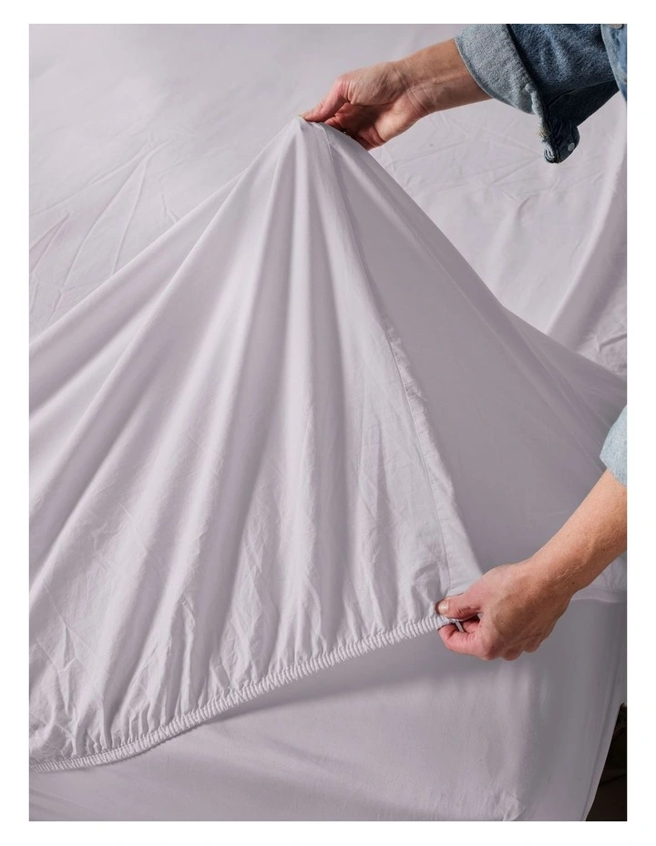 Terra Organic Cotton Sheet Set in Lavender image 3