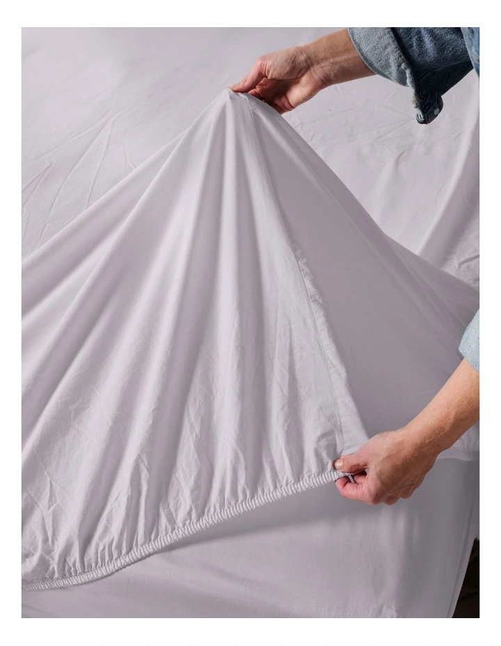 Terra Organic Cotton Sheet Set in Lavender image 3