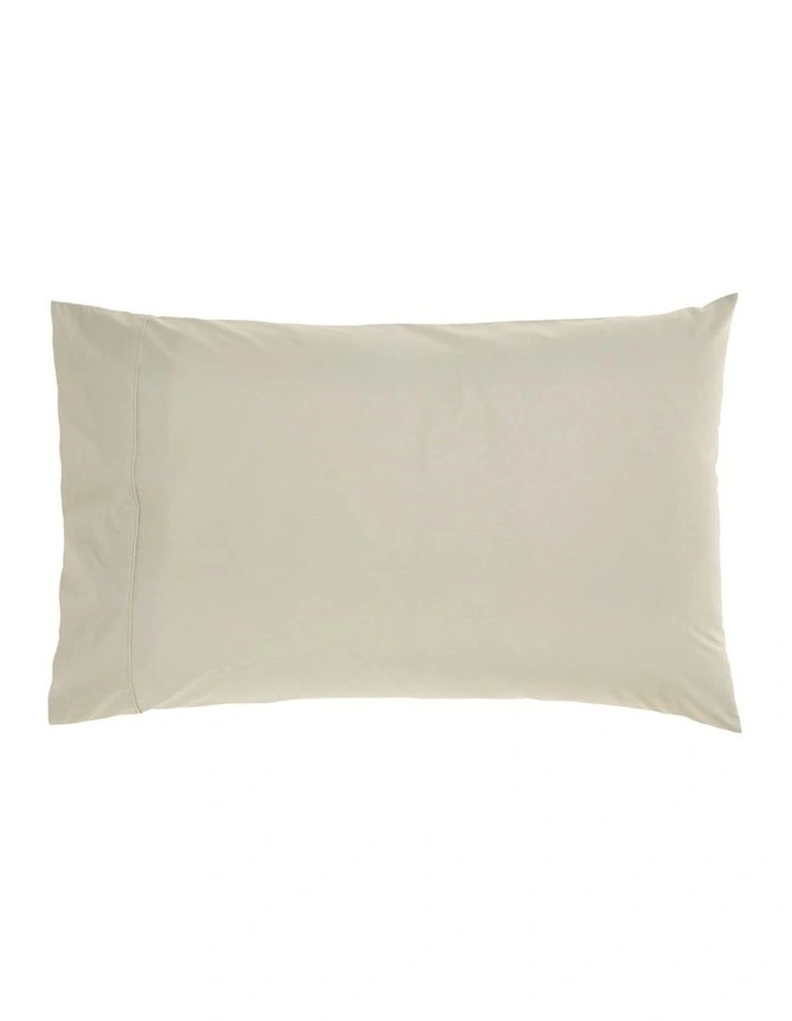 Vienna 300Thread Count Cotton Percale Sheet Sets 50cm in Linen image 3