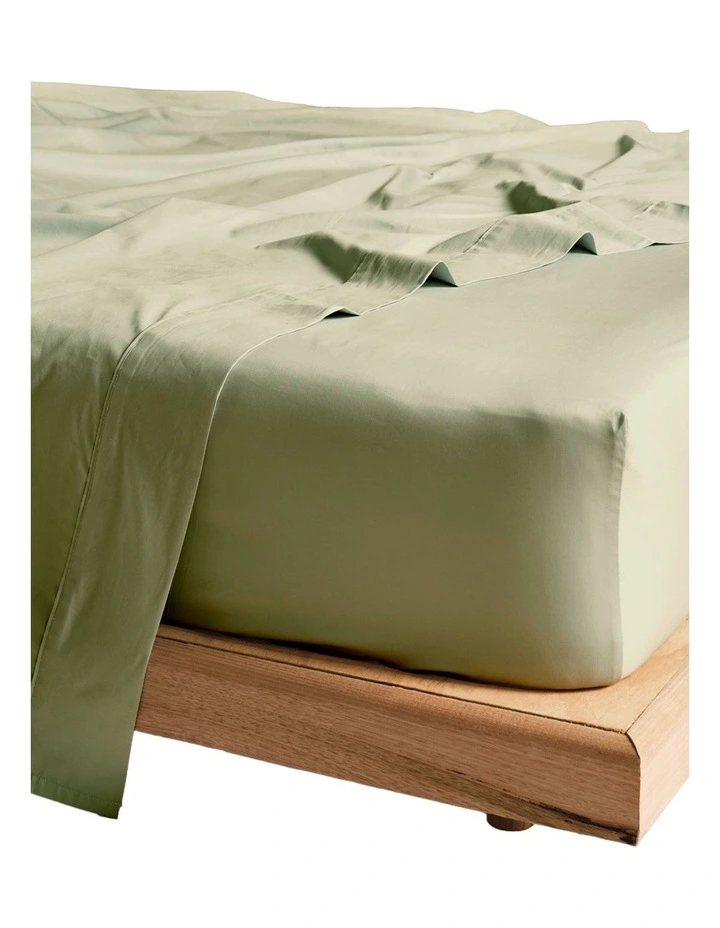 Vienna 300TC Cotton Percale Sheet Sets in Tea image 2
