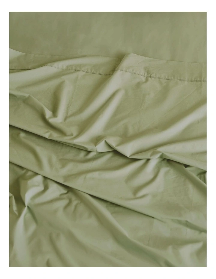 Vienna 300TC Cotton Percale Sheet Sets in Tea image 3