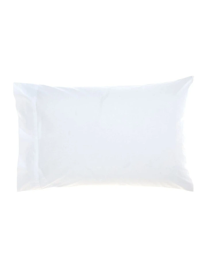 Vienna 300Thread Count Cotton Percale Sheet Sets 50cm in White image 4