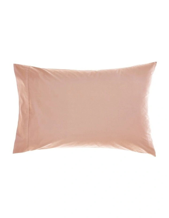 Vienna 300TC Cotton Percale Sheet Sets in Clay image 4