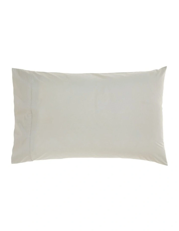 Vienna 300TC Cotton Percale Sheet Sets 50cm Depth in Grey image 3