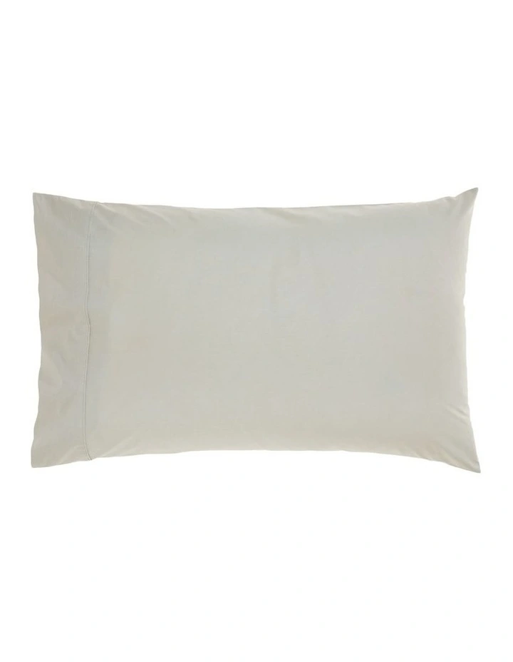 Vienna 300TC Cotton Percale Sheet Sets 50cm Depth In Grey image 3