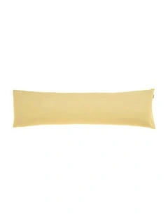 Augusta Cotton Sateen Body Pillowcase 500TC in Daffodil