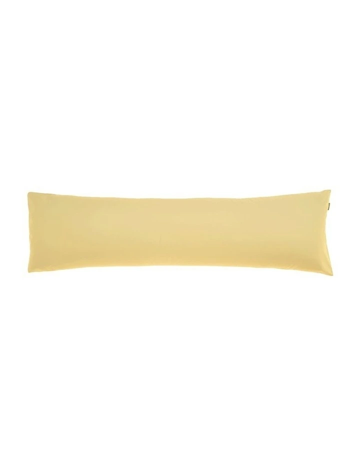 Augusta Cotton Sateen Body Pillowcase 500TC in Daffodil image 1