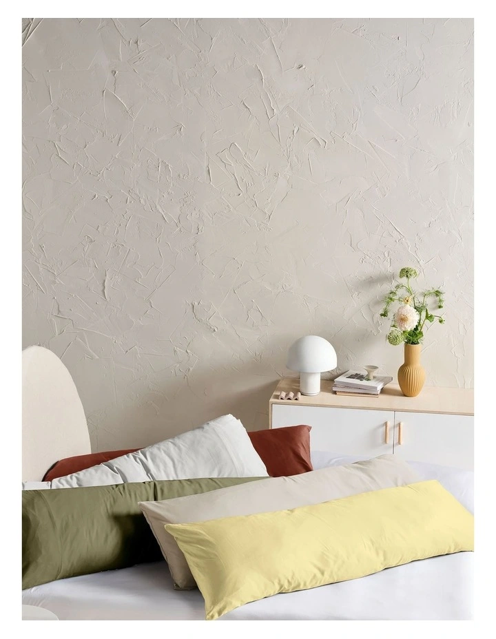 Augusta Cotton Sateen Body Pillowcase 500TC in Daffodil image 2