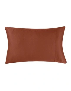 Augusta Cotton Sateen King Pillowcase 500TC in Brick