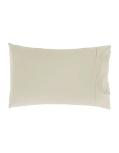 Augusta Cotton Sateen Standard Pillowcase 500TC in Natural
