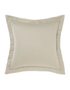 Augusta Cotton Sateen European Pillowcase 500TC in Natural