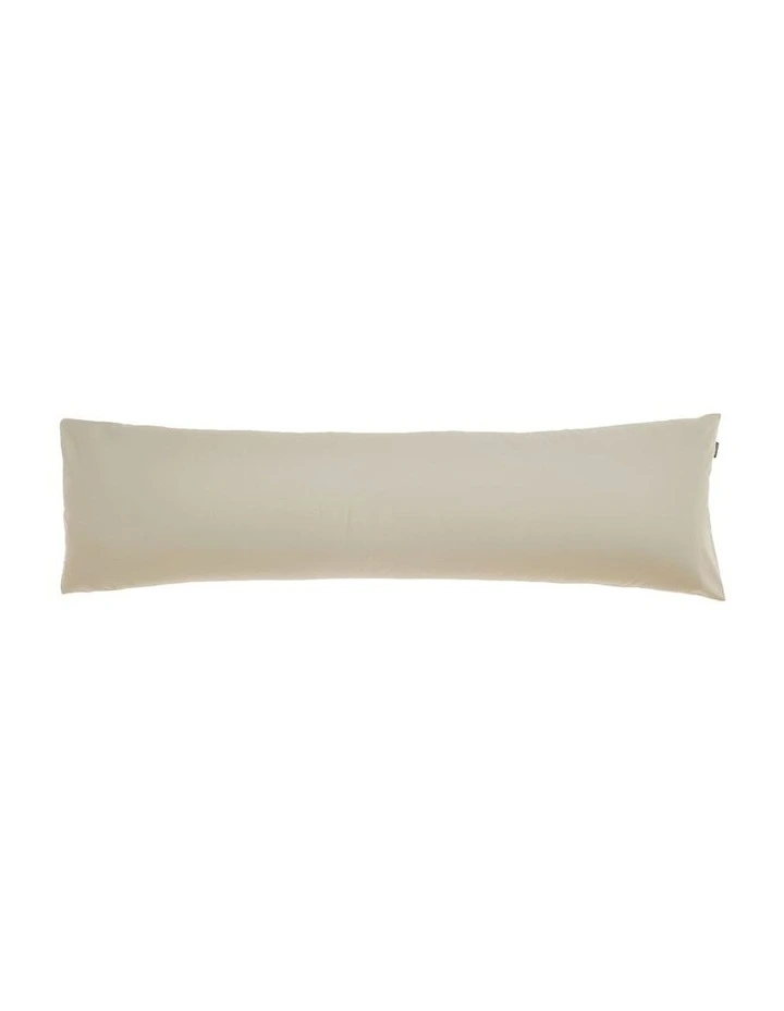 Augusta Cotton Sateen Body Pillowcase 500TC in Natural image 1