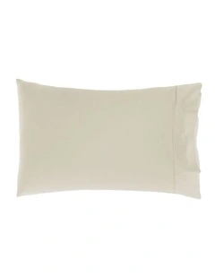 Augusta Cotton Sateen King Pillowcase 500TC in Natural