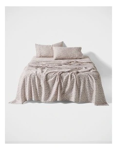 Irma Cotton Sateen Sheet Set In Bluebell