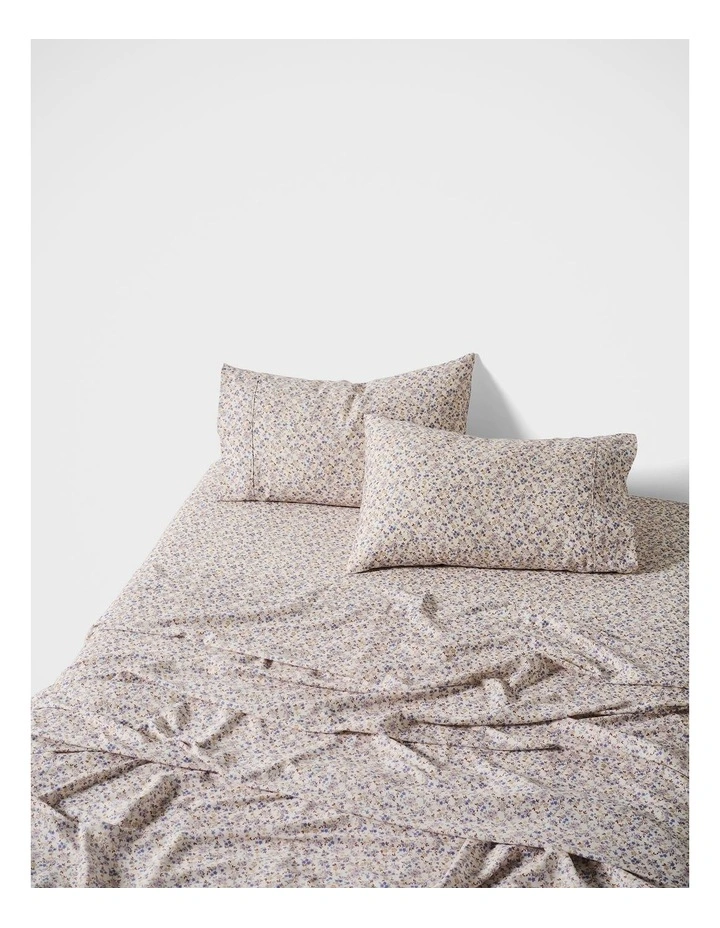 Irma Cotton Sateen Sheet Set In Bluebell image 2
