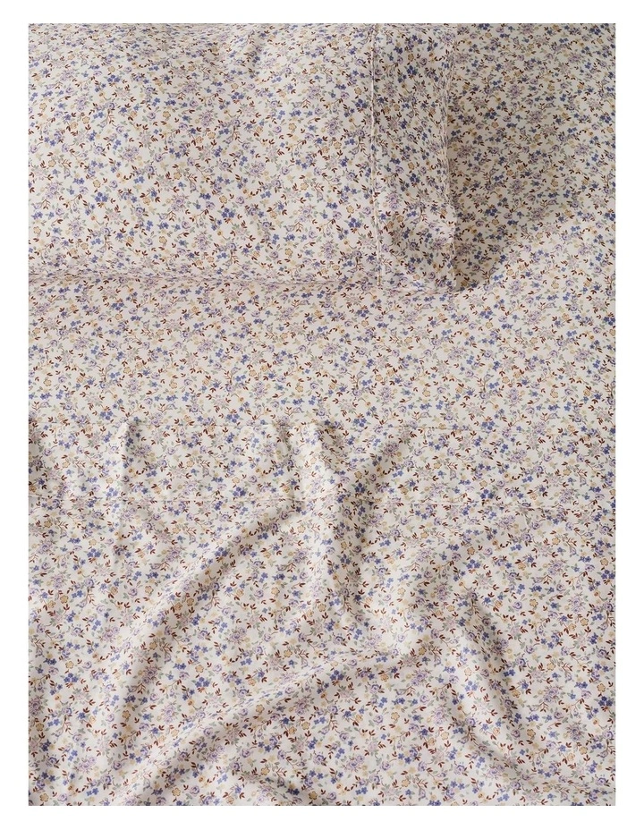 Irma Cotton Sateen Sheet Set In Bluebell image 3