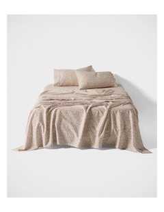 Irma Cotton Sateen Sheet Set In Blush