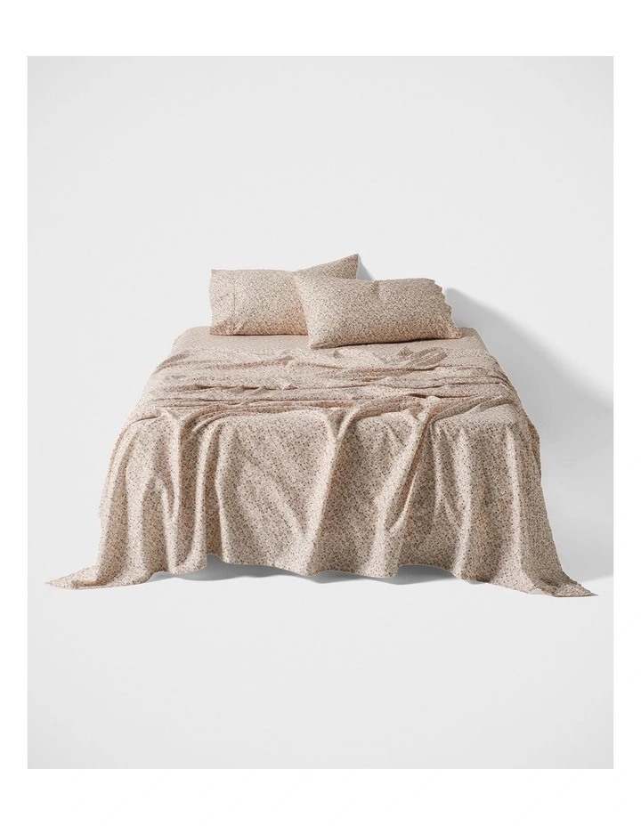 Irma Cotton Sateen Sheet Set In Blush image 1