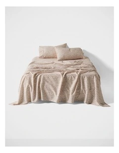 Irma Cotton Sateen Sheet Set In Blush