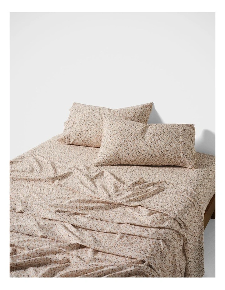 Irma Cotton Sateen Sheet Set In Blush image 2
