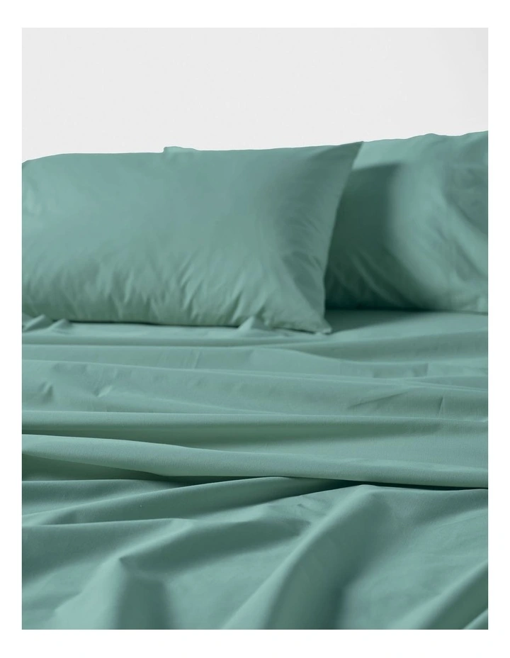 Nook 500TC Washed Cotton Sheet Set Range In Reef image 5