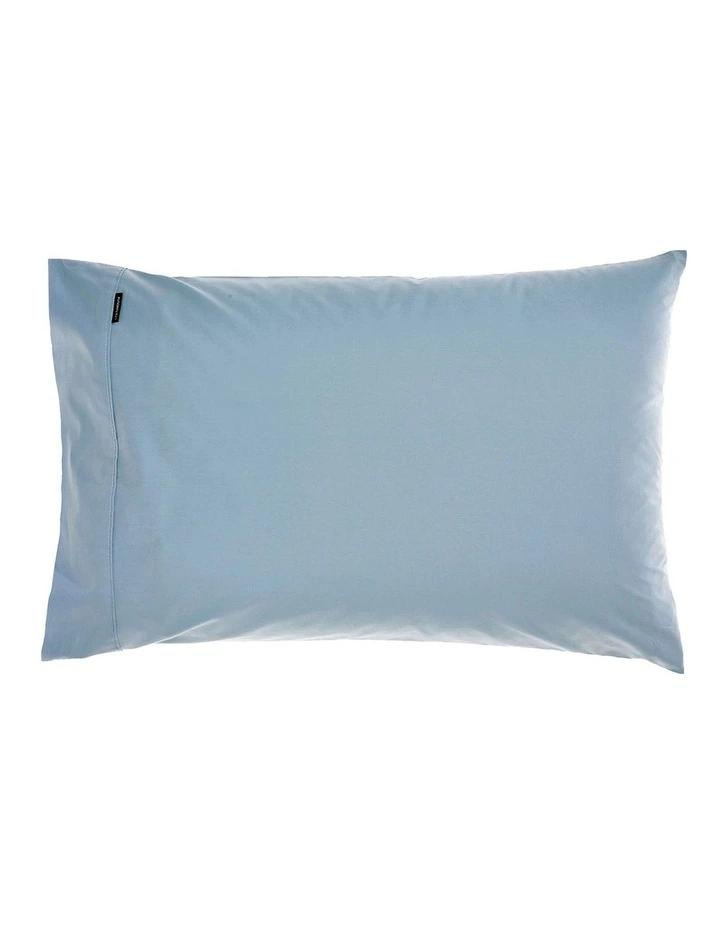 300 Thread Count Cotton Percale 40cm Depth Sheeting In Blue image 2