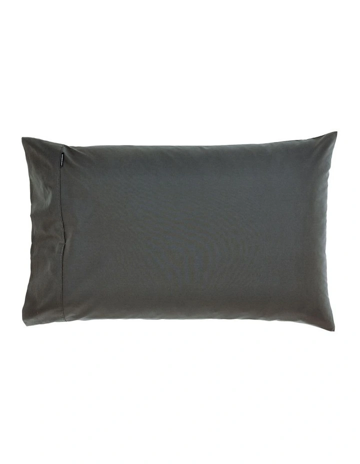 Vienna Cotton Percale Sheeting 300TC in Charcoal image 2