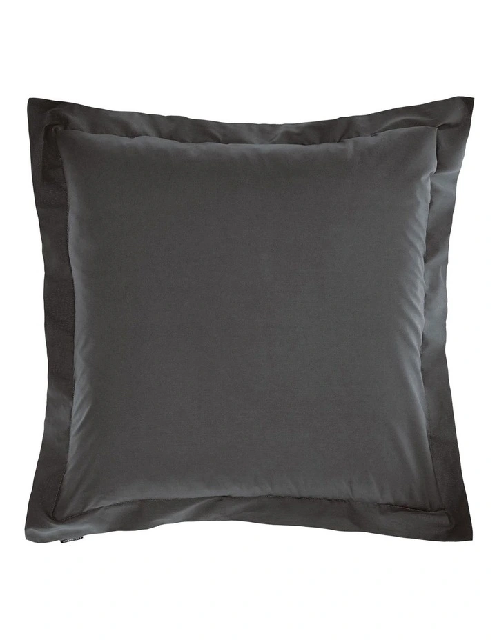 300TC Cotton Percale 40cm Depth Sheeting In Charcoal image 3