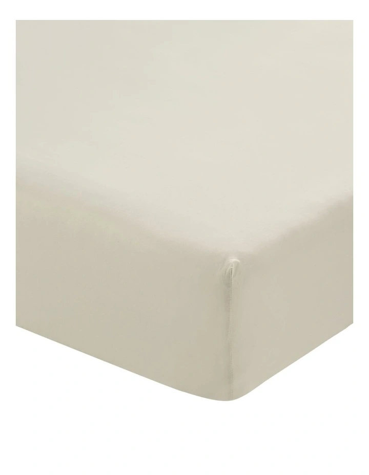 300TC Cotton Percale 40cm Depth Sheeting In Linen image 6