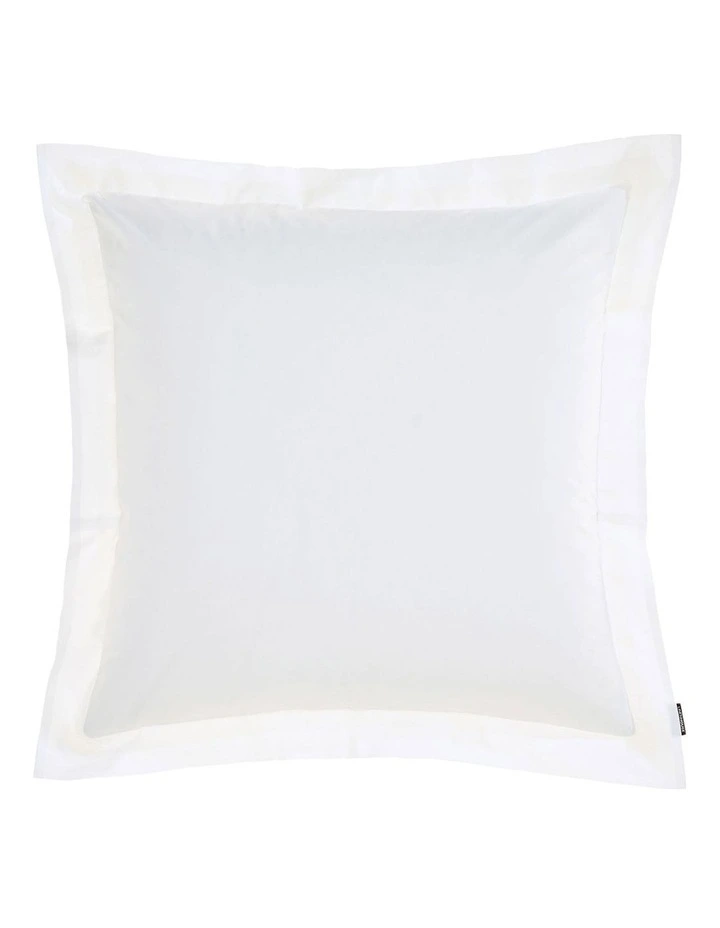 300TC Cotton Percale 40cm Depth Sheeting In White image 3