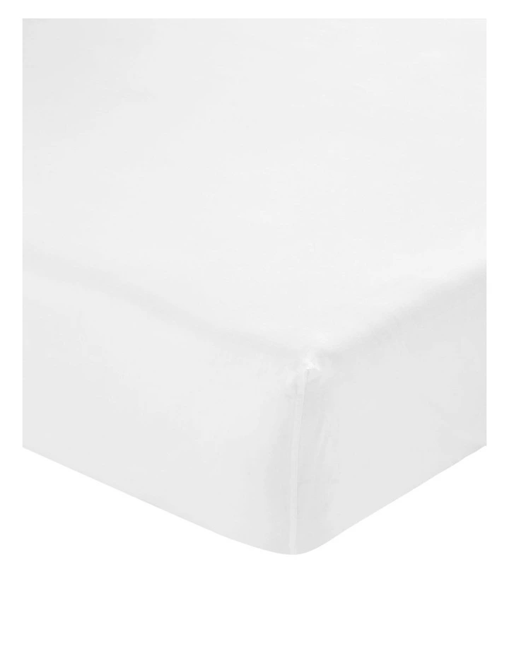 Vienna 300TC Cotton Percale Sheeting White image 6
