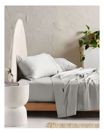 Augusta 500TC Cotton Sateen Sheet Set In Grey