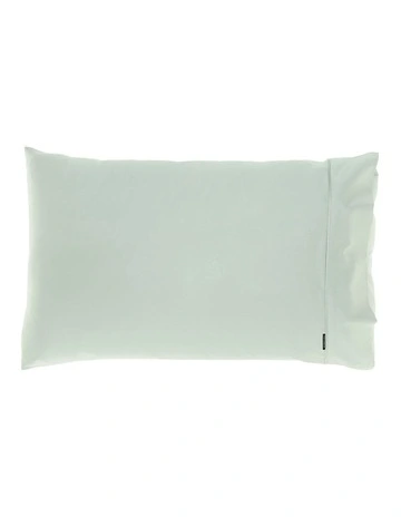 Augusta 500TC Cotton Sateen Standard Pillowcase In Green Gum