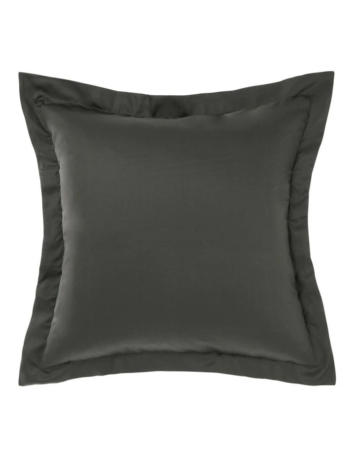 Augusta 500TC Cotton Sateen European Pillowcase in Magnet image 1