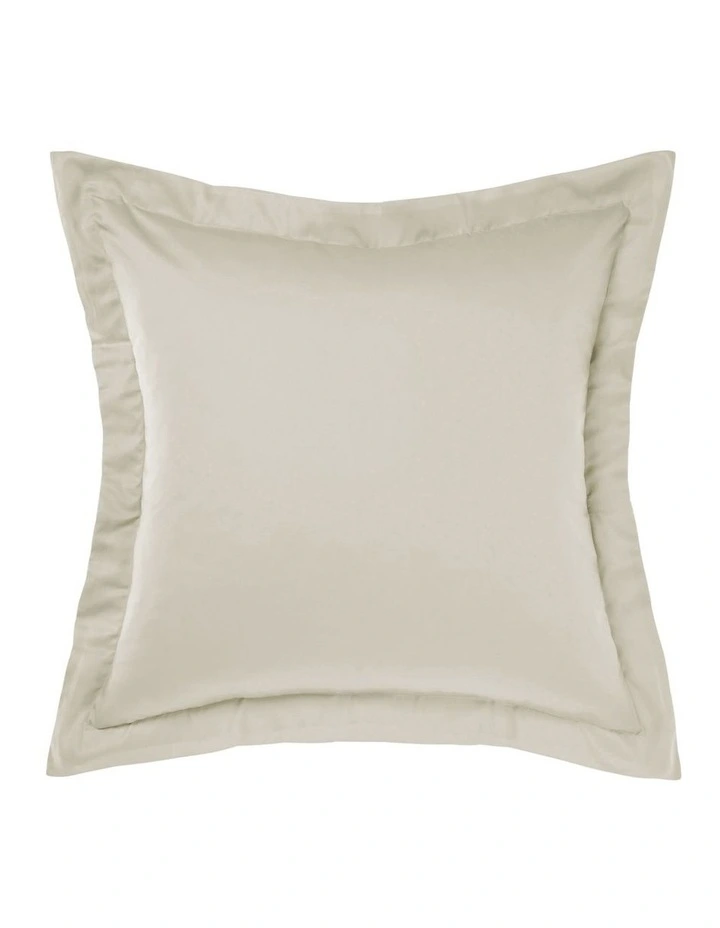 Augusta 500TC Cotton Sateen European Pillowcase in Taupe image 1