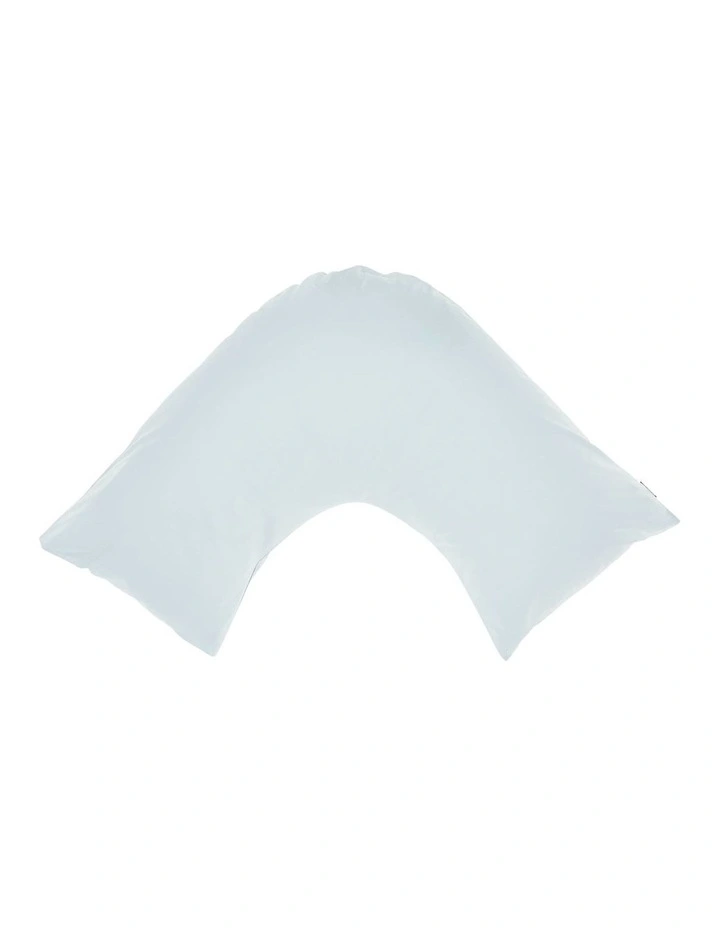 Augusta 500TC Cotton Sateen U Shaped Pillowcase In Pale Blue image 1
