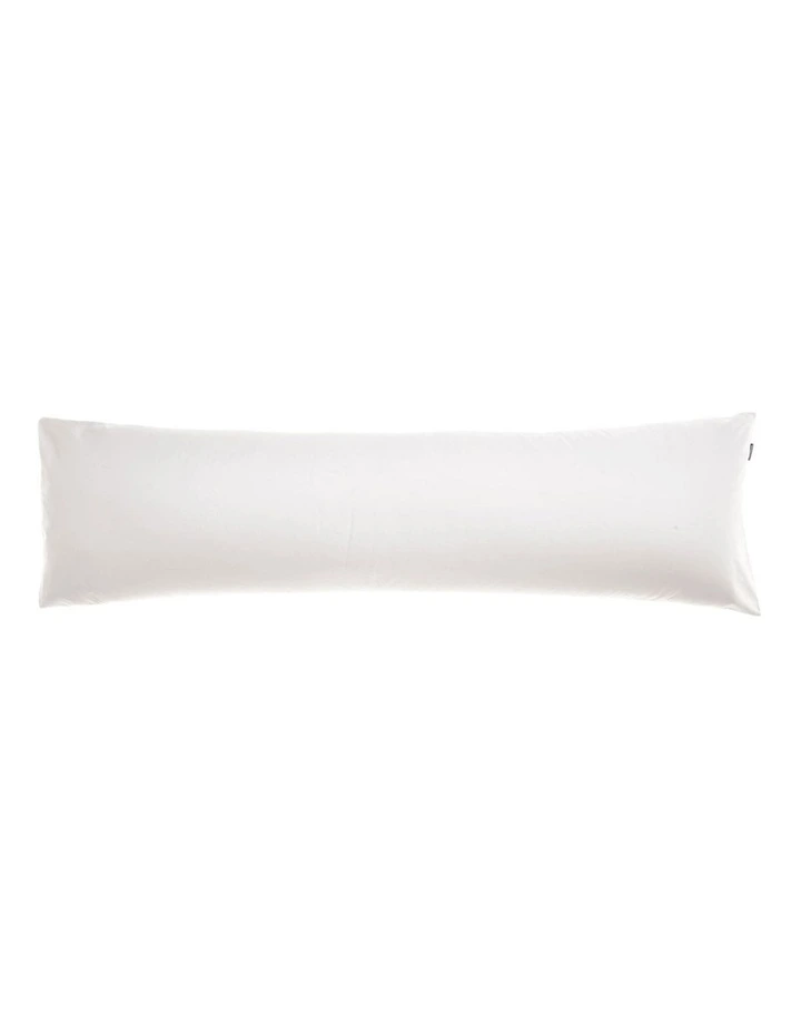 Augusta 500TC Cotton Sateen Body Pillowcase in White image 1
